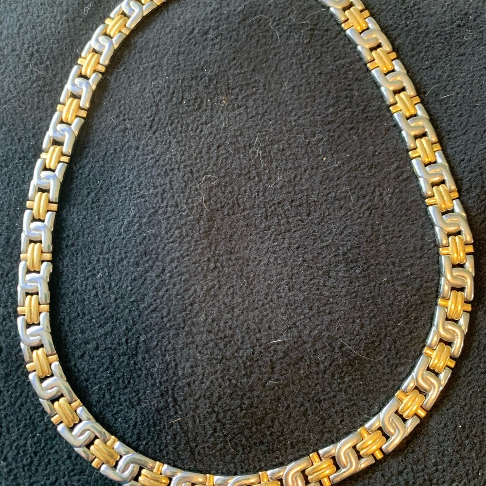“Premier “ Brand Gold and Silver Necklace, free shipping